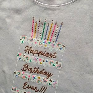 5/$5 Cat & Jack kids birthday tee